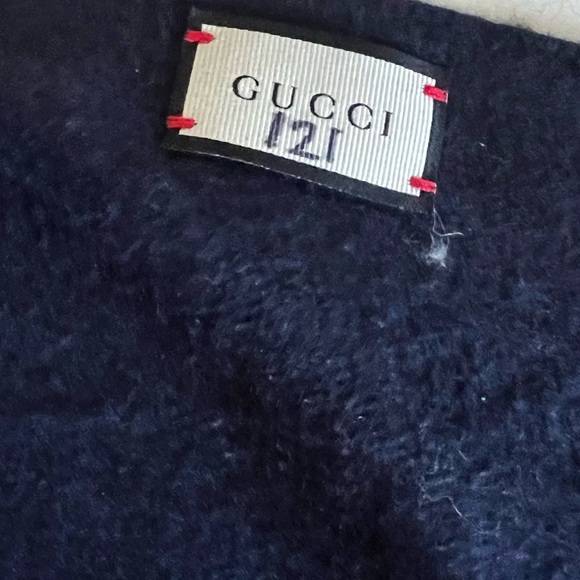 Gucci LOVED Cashmere Sequin Scarf New - Picture 12 of 15